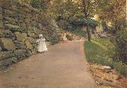 William Merrit Chase Im Park Ein Seitenweg oil painting